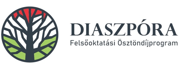 DIASZPÓRA FELSŐOKTATÁSI ÖSZTÖNDÍJPROGRAM 2026/2027